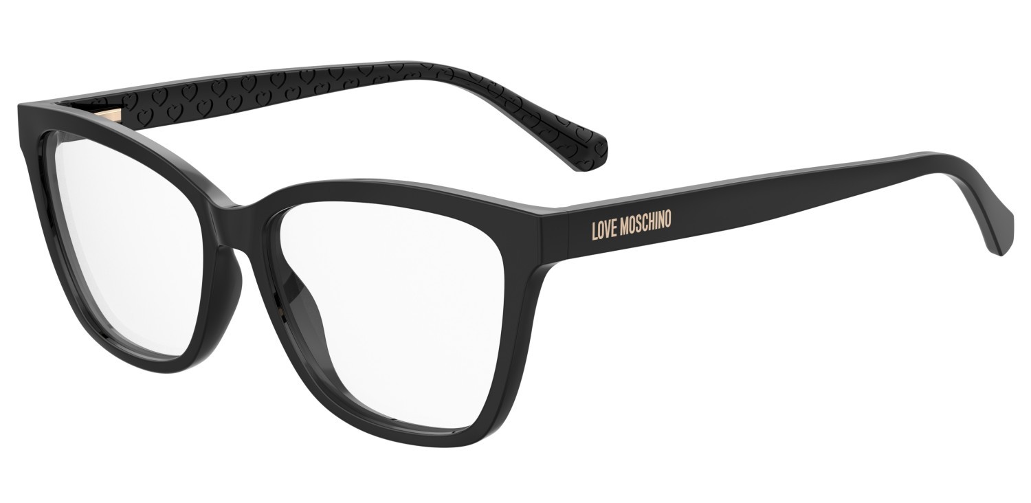 Eyeglasses Moschino Love Mol645 108055 807 color black shape rectangle 