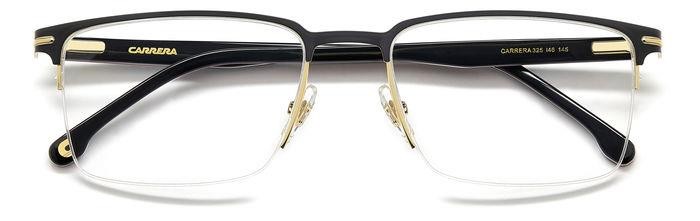 Brillen Carrera 325 108073 (I46) farbe matte black gold form rechteckig 