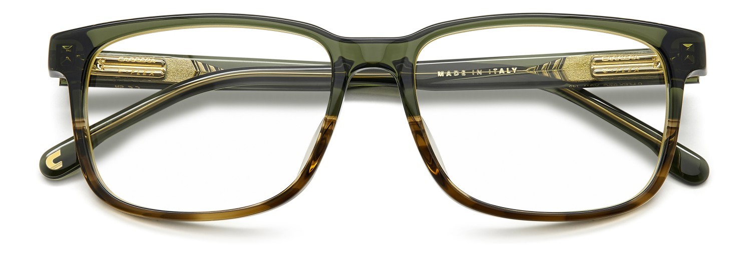 Brillen Carrera C Flex 03/G 108077 XGW farbe green havana form rechteckig gläser transparent