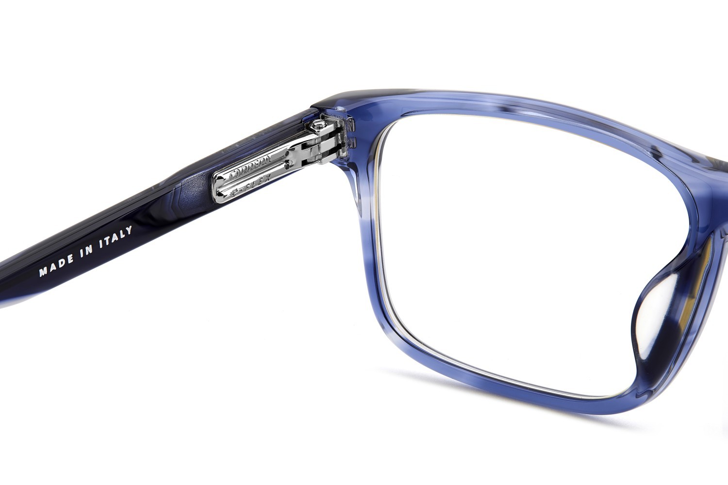 Occhiali da vista Carrera C Flex 04/G 108078 (38I 37) colore blue horn forma rettangolare lenti transparent
