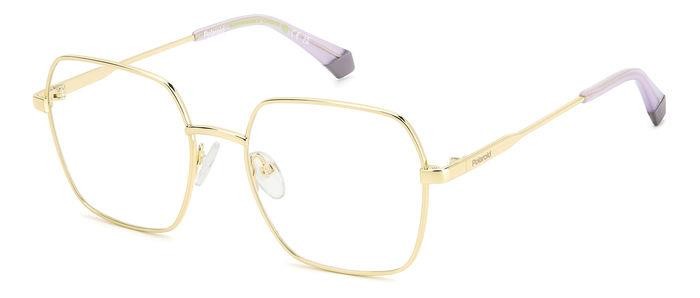 Eyeglasses Polaroid Pld D530 108080 (J5G) color gold shape geometric 