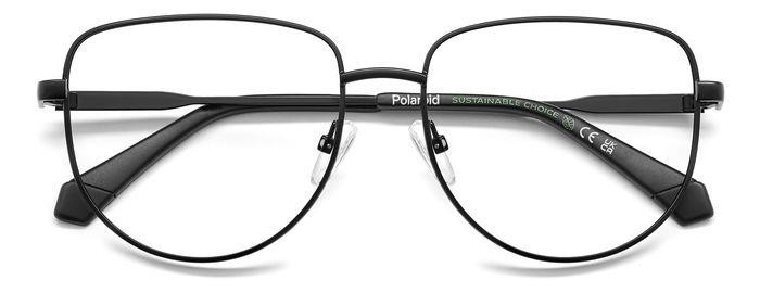 Brillen Polaroid Pld D531 108081 (003) farbe matte black form cat-eye 