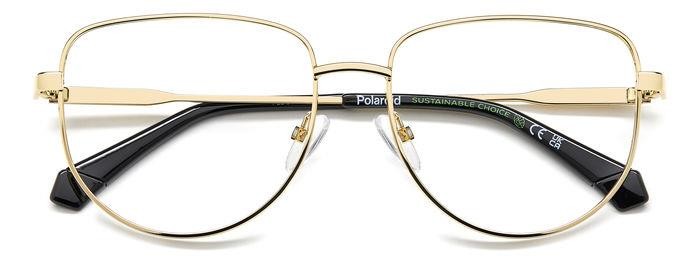 Brillen Polaroid Pld D531 108081 (J5G) farbe gold form cat-eye 