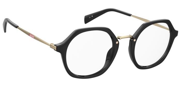 Brillen Levi's Lv 1070 108083 (807) farbe black form pantos 