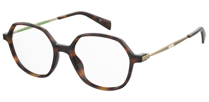 Brillen Levi's Lv 1073 108085 (086) farbe havana form geometrisch 
