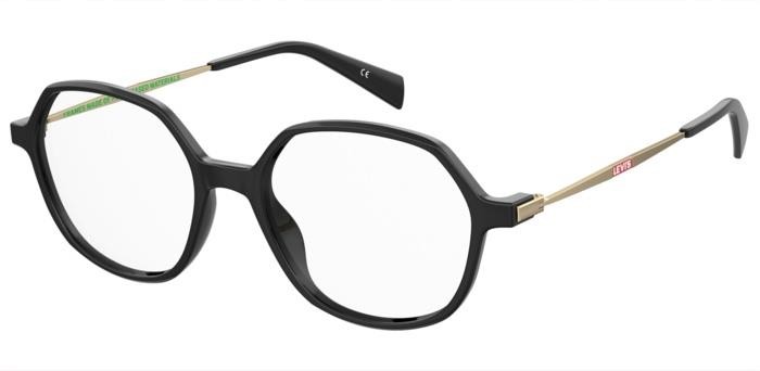 Brillen Levi's Lv 1073 108085 (807) farbe black form geometrisch 