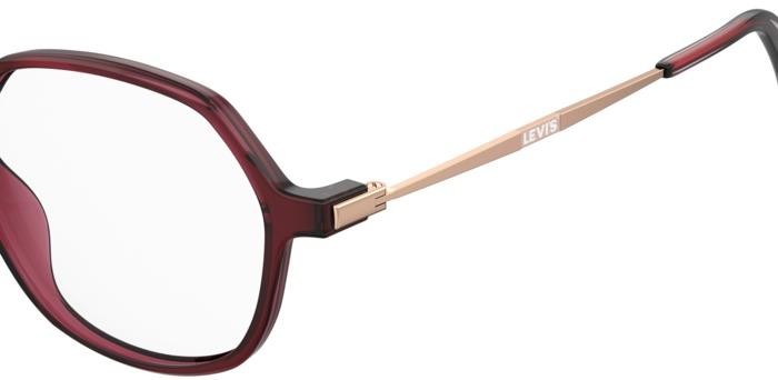 Brillen Levi's Lv 1073 108085 (8CQ) farbe cherry form geometrisch 