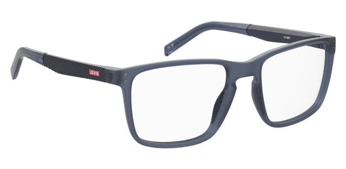 Brillen Levi's Lv 5061 108087 (FLL) farbe matte blue form rechteckig 