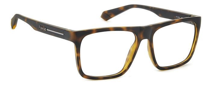 Eyeglasses Polaroid Pld D533 108100 (N9P) color matte havana shape square 