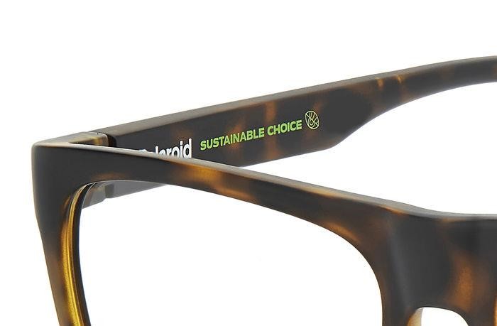 Eyeglasses Polaroid Pld D533 108100 (N9P) color matte havana shape square 
