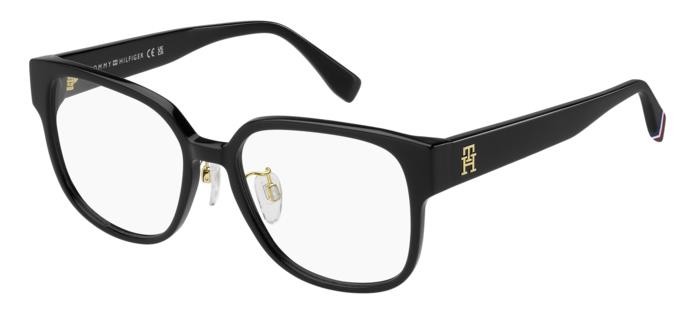 Occhiali da vista Tommy Hilfiger Th 2117/F 108109 (807) colore black forma quadrato 