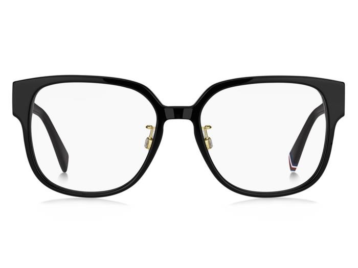 Occhiali da vista Tommy Hilfiger Th 2117/F 108109 (807) colore black forma quadrato 
