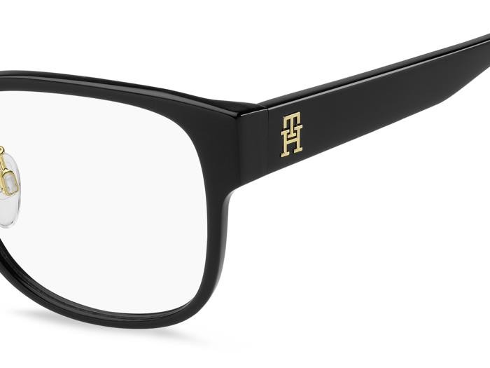 Occhiali da vista Tommy Hilfiger Th 2117/F 108109 (807) colore black forma quadrato 