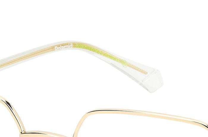 Eyeglasses Polaroid Pld D524/G 108110 (J5G) color gold shape square 