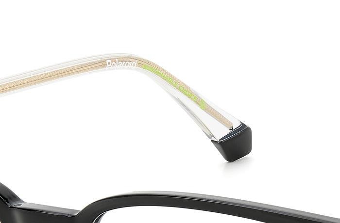Eyeglasses Polaroid Pld D523/G 108111 (807) color black shape square 
