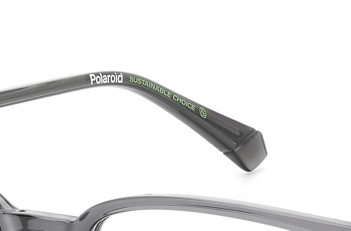 Eyeglasses Polaroid Pld D523/G 108111 (KB7) color grey shape square 