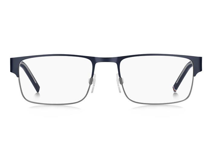 Occhiali da vista Tommy Hilfiger Th 2074 108118 (KU0) colore matte blue ruthenium forma rettangolare 