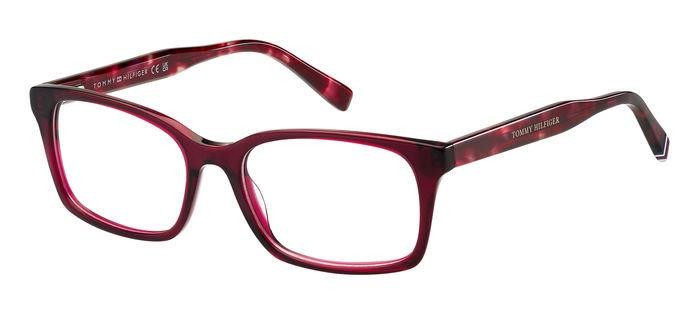 Eyeglasses Tommy Hilfiger Th 2109 108122 (8CQ) color cherry shape rectangle 