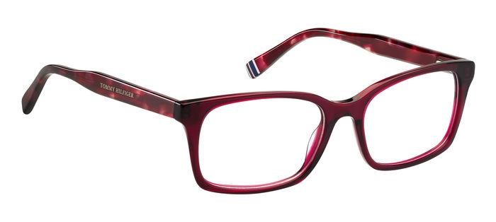 Eyeglasses Tommy Hilfiger Th 2109 108122 (8CQ) color cherry shape rectangle 