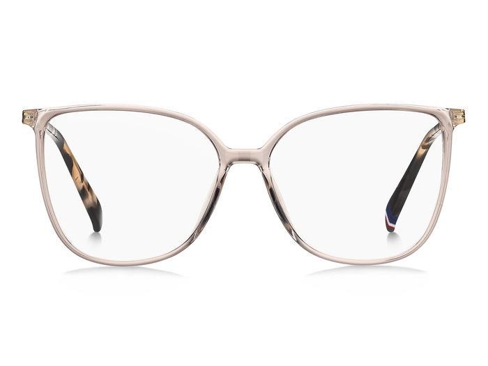 Occhiali da vista Tommy Hilfiger Th 2099 108124 (1EZ) colore nude pink havana forma cat eye 