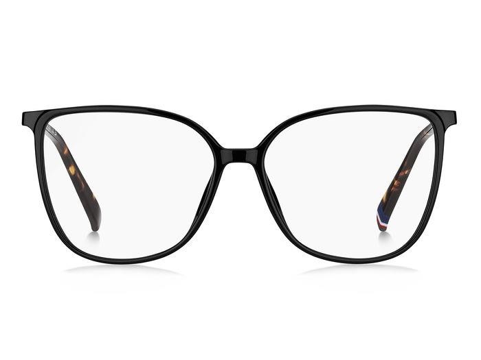 Occhiali da vista Tommy Hilfiger Th 2099 108124 (807) colore black forma cat eye 