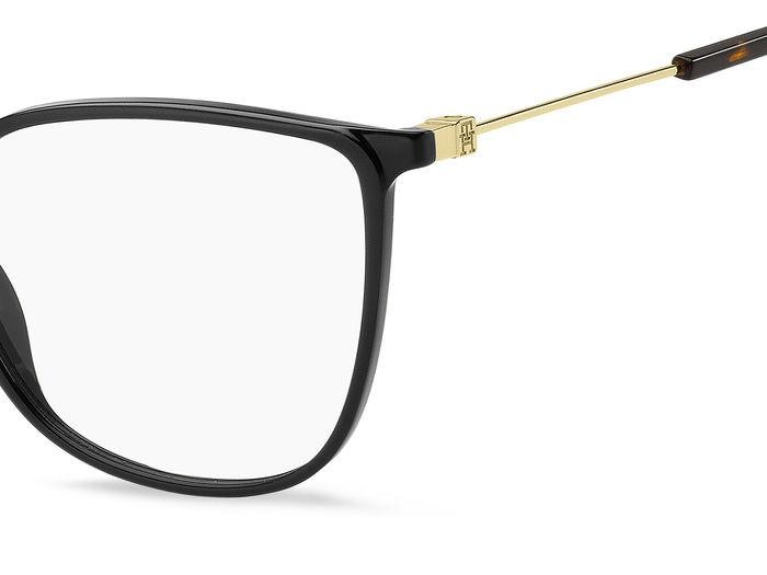 Occhiali da vista Tommy Hilfiger Th 2099 108124 (807) colore black forma cat eye 
