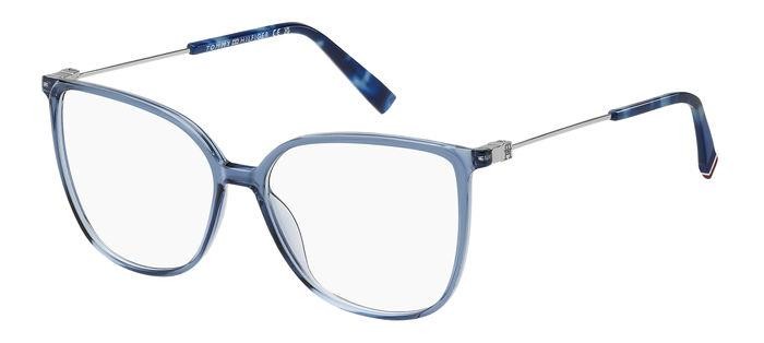Occhiali da vista Tommy Hilfiger Th 2099 108124 (PJP) colore blue forma cat eye 