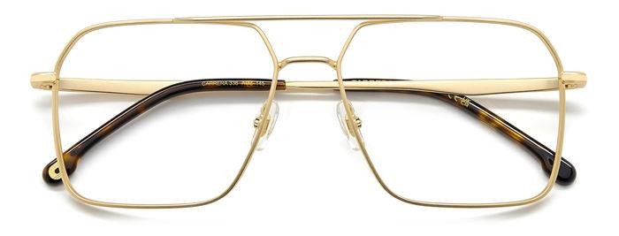 Eyeglasses Carrera 336 108129 (AOZ) color matte gold shape navigator 