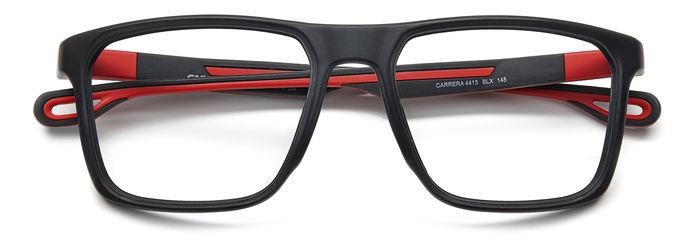 Brillen Carrera 4413 108134 (BLX) farbe matte black red form rechteckig 