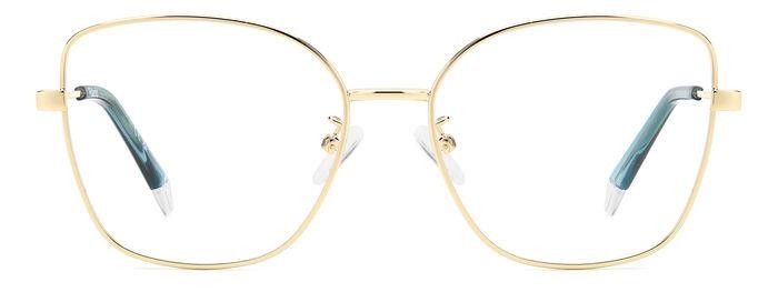 Eyeglasses Polaroid Pld D521/G 108137 (LKS) color gold blue shape cat eye 