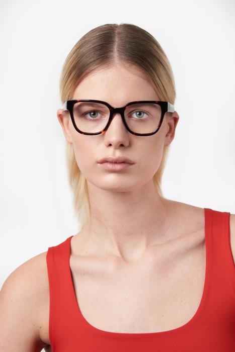 Brillen Tommy Hilfiger Th 2102 108139 (086) farbe havana form cat-eye 