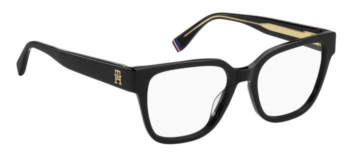 Occhiali da vista Tommy Hilfiger Th 2102 108139 (807) colore black forma cat eye 