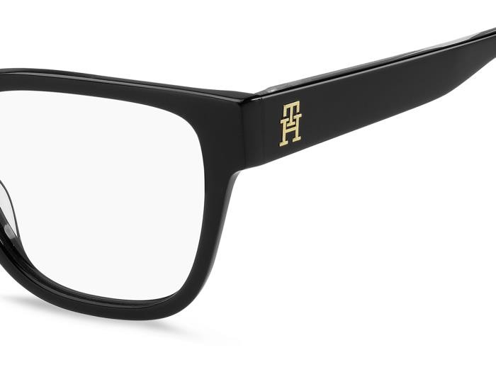 Occhiali da vista Tommy Hilfiger Th 2102 108139 (807) colore black forma cat eye 