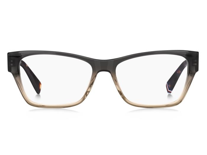 Occhiali da vista Tommy Hilfiger Th 2104 108140 (TV7) colore brown shaded grey forma rettangolare 