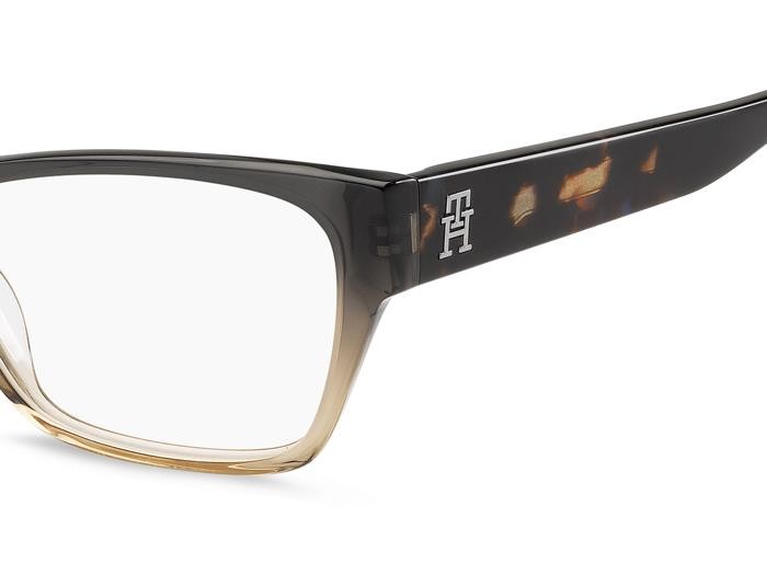Occhiali da vista Tommy Hilfiger Th 2104 108140 (TV7) colore brown shaded grey forma rettangolare 