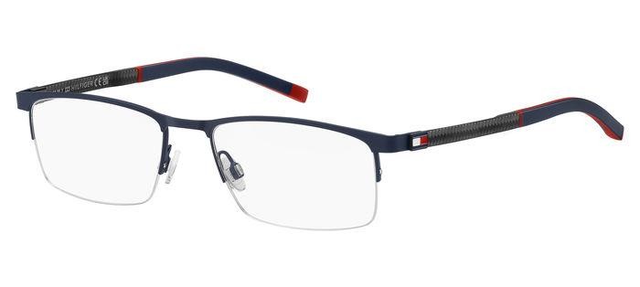 Eyeglasses Tommy Hilfiger Th 2079 108142 (FLL) color matte blue shape rectangle 