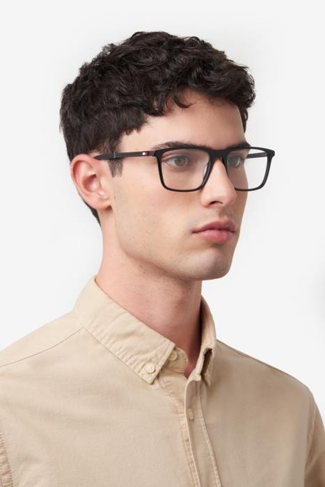 Occhiali da vista Tommy Hilfiger Th 2081 108144 (807) colore black forma rettangolare 