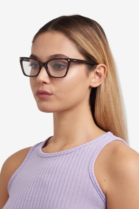 Eyeglasses Polaroid Pld D520 108154 (086) color havana shape cat eye 