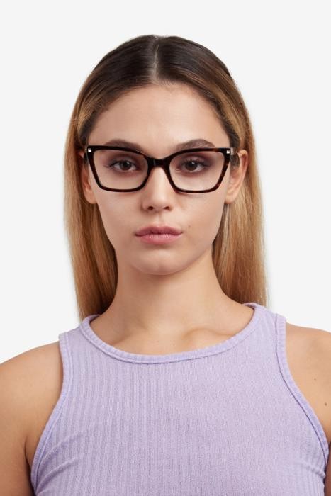 Eyeglasses Polaroid Pld D520 108154 (086) color havana shape cat eye 