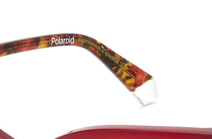 Eyeglasses Polaroid Pld D520 108154 (LHF) color burgundy shape cat eye 