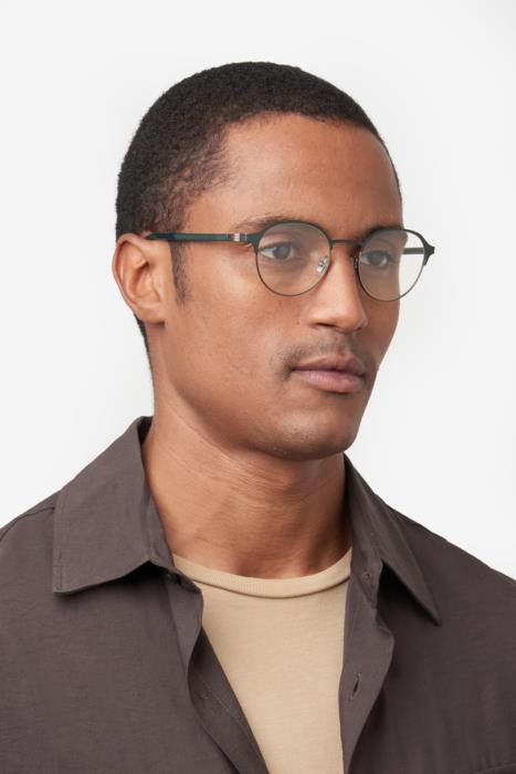 Occhiali da vista Hugo Boss 1638 108167 (EAN) colore matte green ruthenium forma pantos 