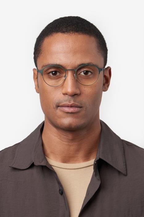 Occhiali da vista Hugo Boss 1638 108167 (EAN) colore matte green ruthenium forma pantos 