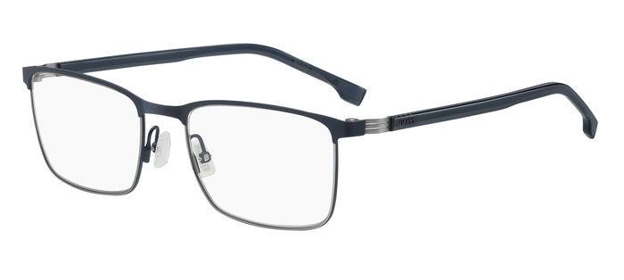 Brillen Hugo Boss 1637 108169 (KU0) farbe matte blue ruthenium form rechteckig 