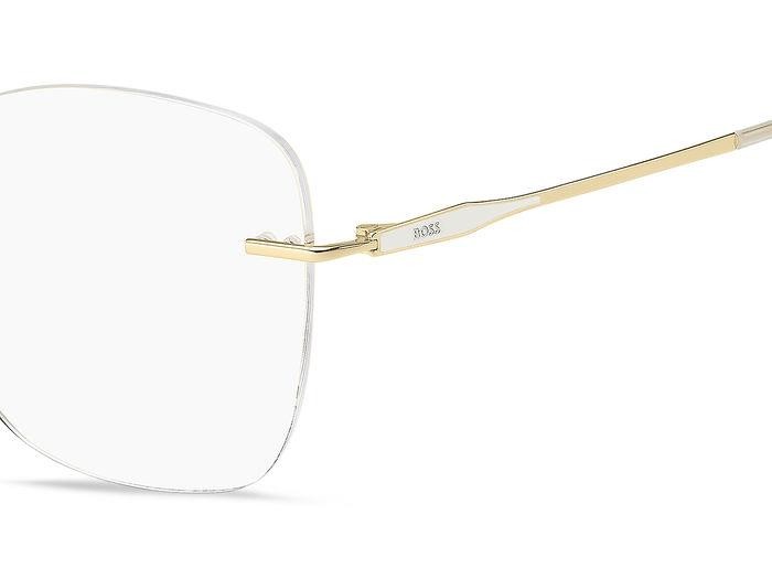 Brillen Hugo Boss 1667 108189 (24S) farbe gold white form schmetterling 