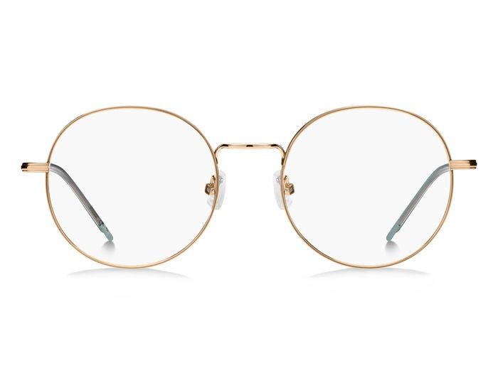 Brillen Hugo Boss 1665 108190 (OGA) farbe gold teal form rund 