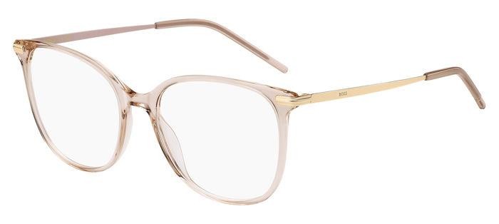 Eyeglasses Hugo Boss 1663 108192 (S45) color pink gold shape square 