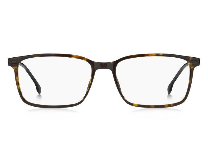Brillen Hugo Boss 1643 108195 (2OS) farbe havana matte black form rechteckig 