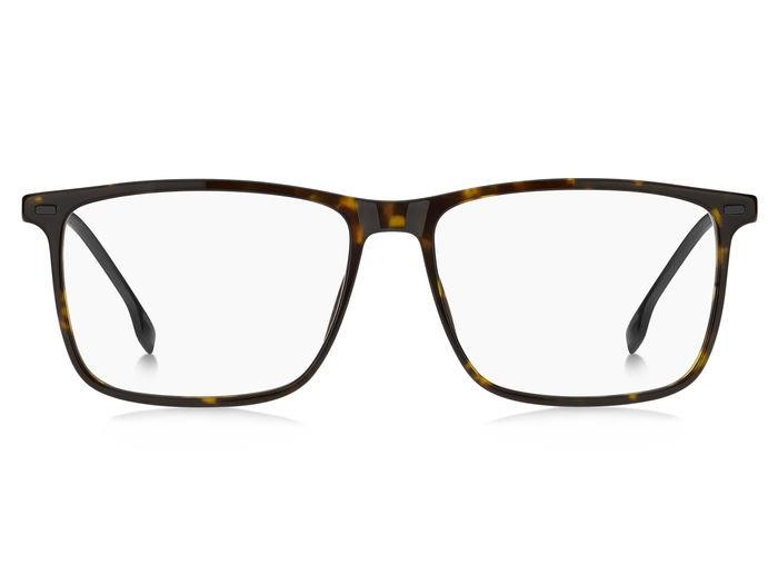 Eyeglasses Hugo Boss 1642 108196 (2OS) color havana matte black shape rectangle 