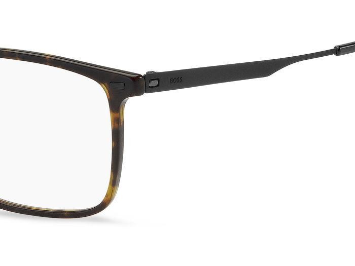 Eyeglasses Hugo Boss 1642 108196 (2OS) color havana matte black shape rectangle 