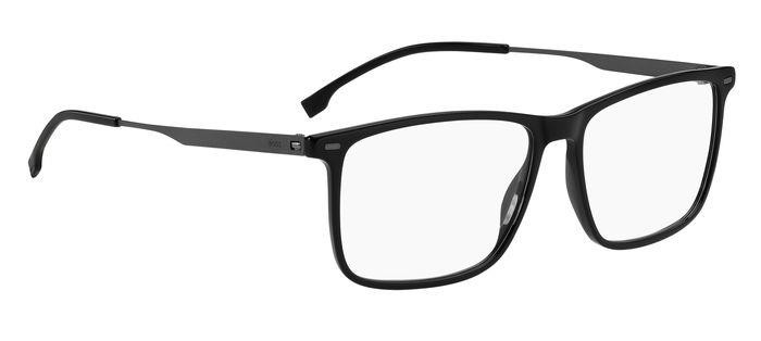 Eyeglasses Hugo Boss 1642 108196 (ANS) color black dark ruthenium shape rectangle 